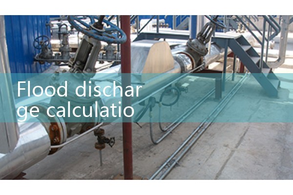 Flood discharge calculation